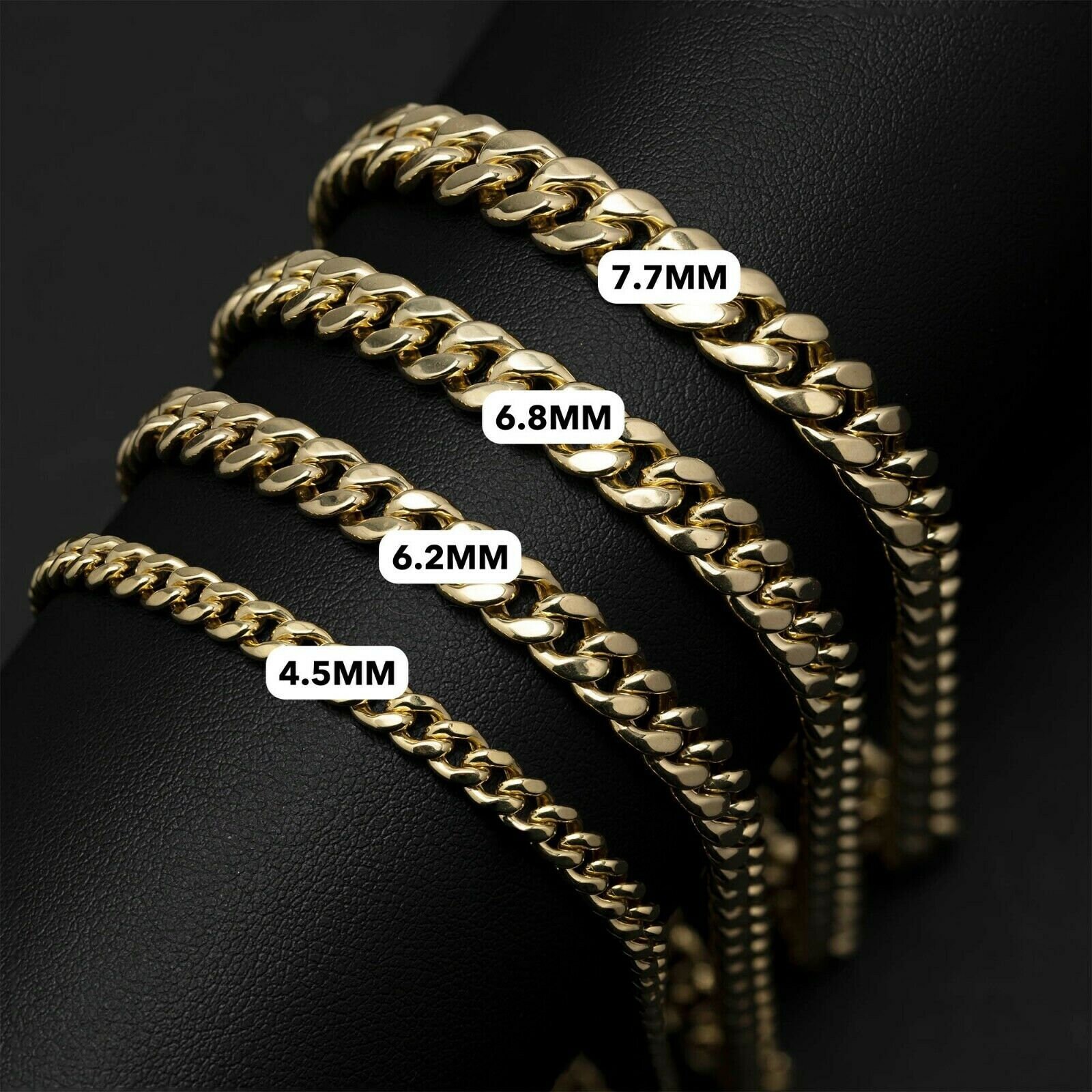 All Shiny Miami Cuban Link Chain Anklet 