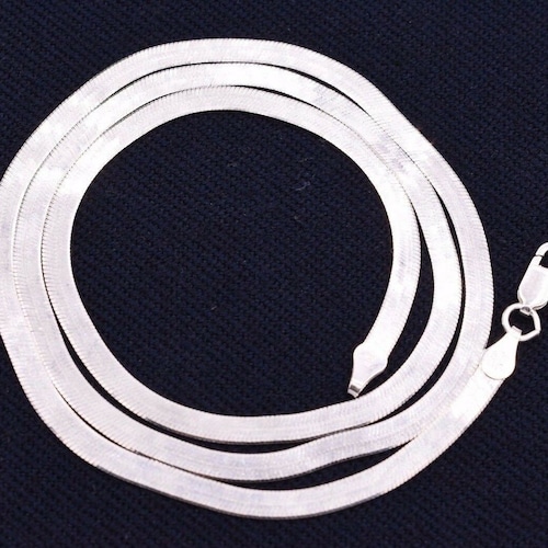 3mm Flexible Herringbone Chain Necklace 