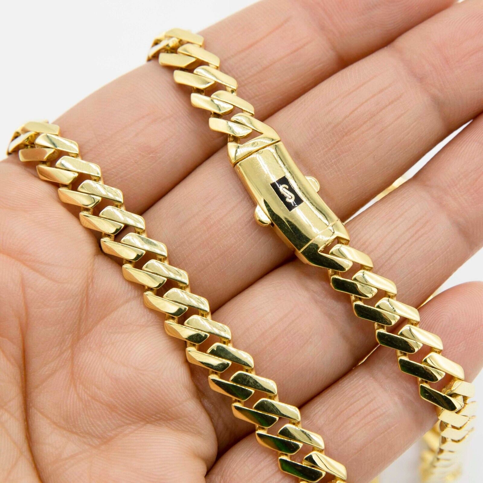 YOUBEIYEE Aluminum Curb Necklace Chain Bulk Gold Plated Twisted Cuban Link  Chain for Necklace Bracelet Jewelry Making with Open Jump Rings and Lobster