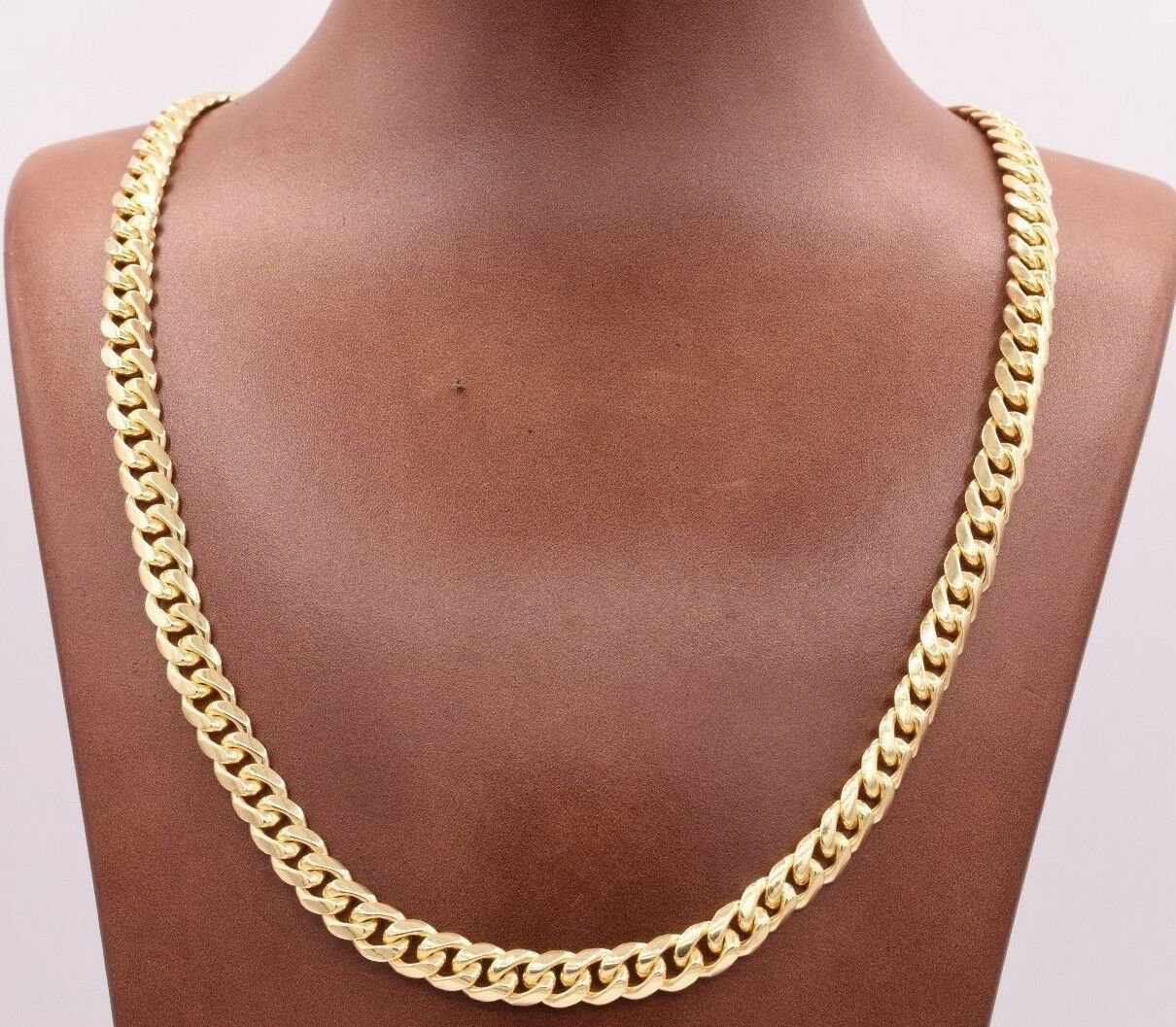 10 MM CUBAN LINK CHAIN (14k Gold over 999 Silver) MEDIUM – goldfevermiami