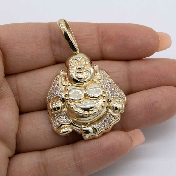 Real gold sale buddha pendant