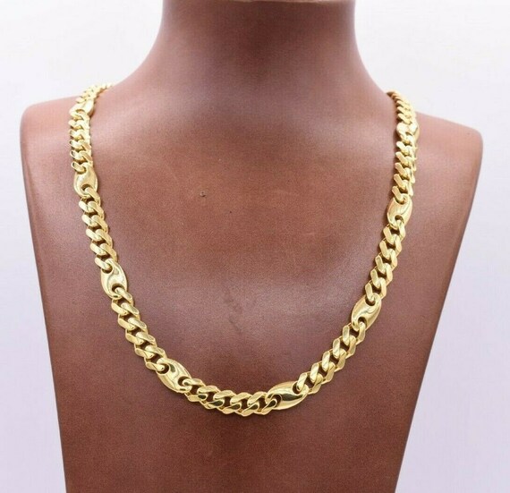 Miami Cuban Mariner Link Chain Necklace 