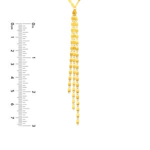 Adjustable Double Strand Valentino Choker Necklace Real 14K Yellow Gold 17" image 5