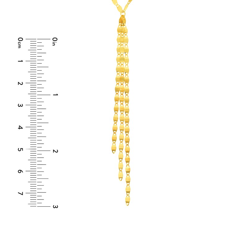 Adjustable Double Strand Valentino Choker Necklace Real 14K Yellow Gold 17" image 5