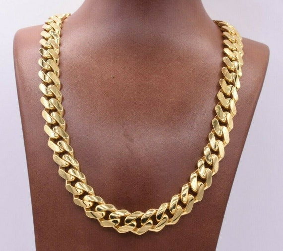 Gold Cuban Link Chain (13mm) - If & Co. 14K Yellow Gold / 20 inch