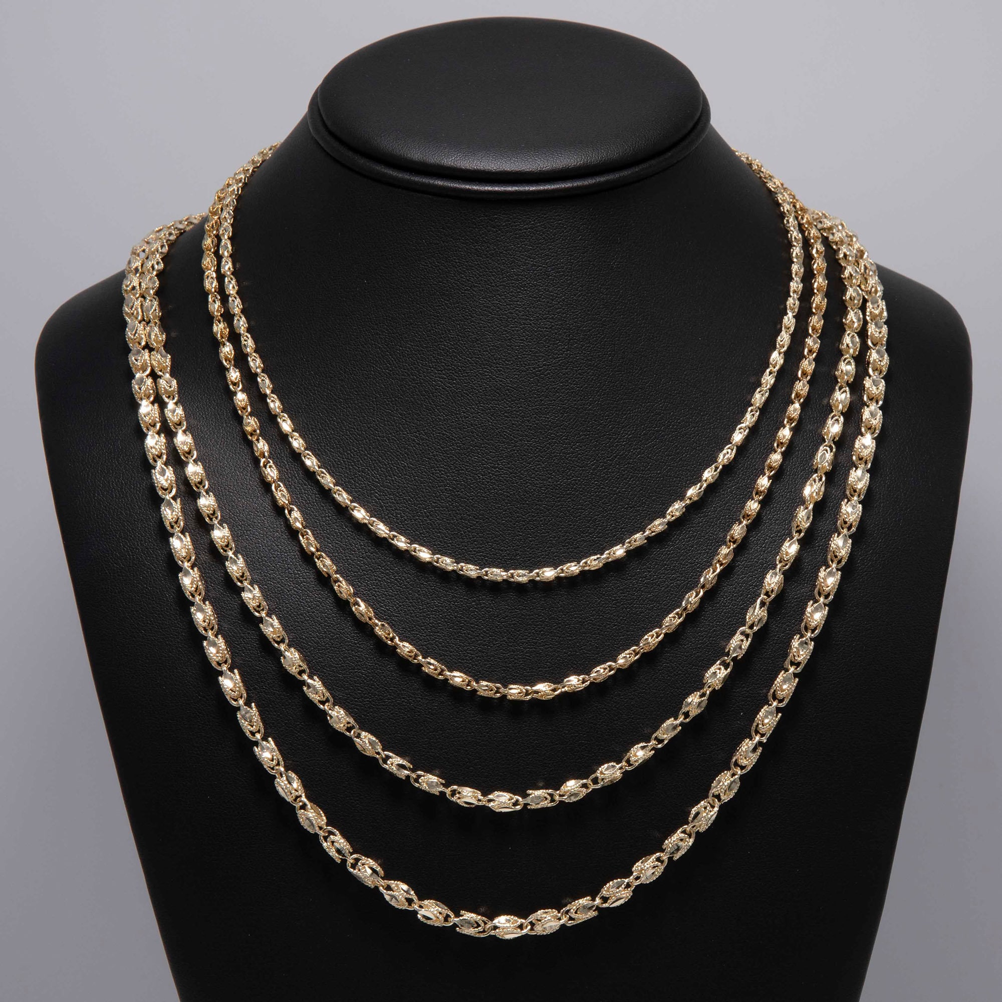 Buy 10K Solid Yellow Gold Turkish Rope Chain Real All Sizes Online