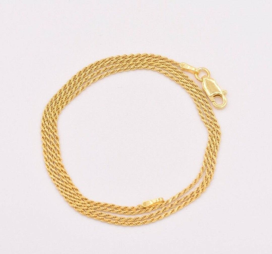 Collana Hip Hop Placcata Oro Bracciale O Collana Catena Cubana Miami In Oro Giallo Placcato - 5-12 Mm, Per Uomo Catena Maglia Cubana 5-12 Mm - Foto 4