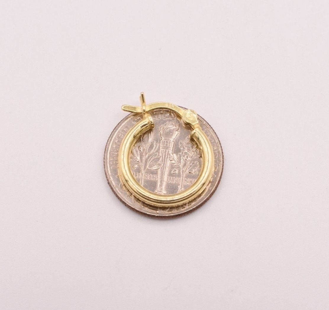 Orecchini A Cerchio In Oro 40 Mm, Metallo, Senza Pietra, Metallo, Senza Pietra : Philip Jones - Foto 7