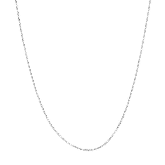 2,6Mm Diamantgeschliffene Kabelkette Halskette Aus Solidem