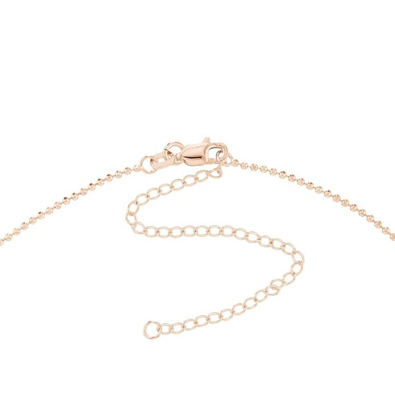 Collana Di Perline Con Taglio A Diamante D'argento, Gioielli Con - Foto 13