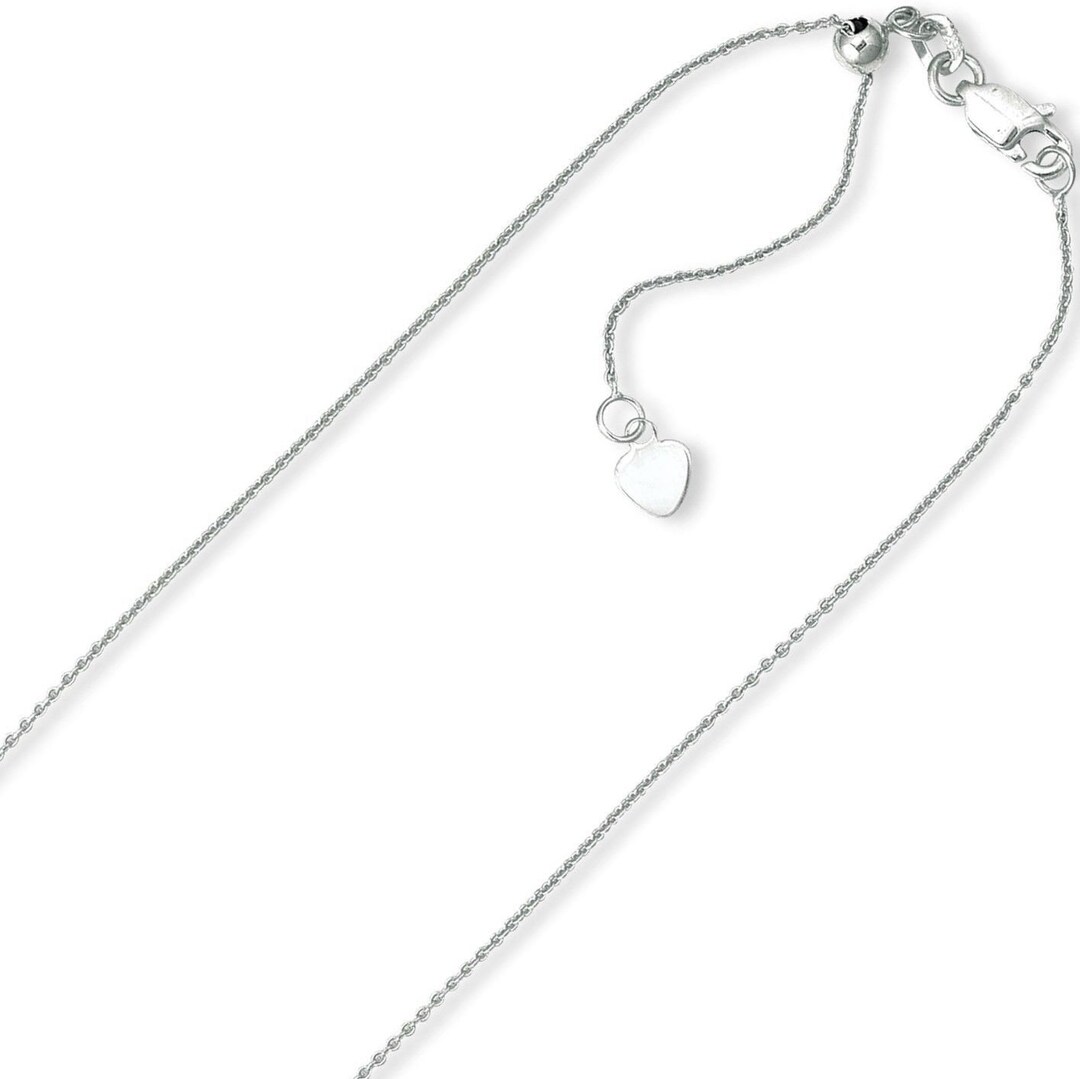 Goldum NYC 30" Adjustable Sterling Silver Cable Chain Necklace | 0.90mm | 925