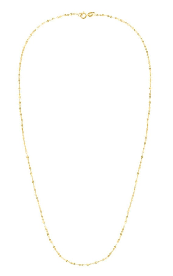 Collana Donna Catena Spiga a Decrescere in Oro Giallo 18 kt