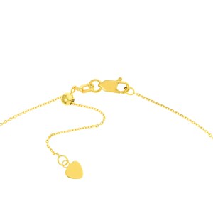 Adjustable Double Strand Valentino Choker Necklace Real 14K Yellow Gold 17" image 4