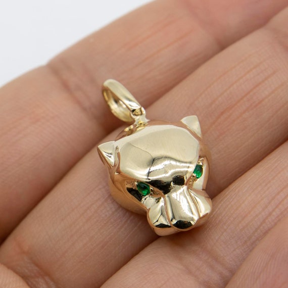 Goldener Panther-Anhänger Aus 14K Gold | BENY.cz