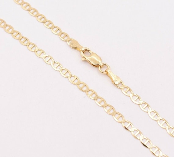 Collana con catena a maglie Mariner Anchor in oro giallo