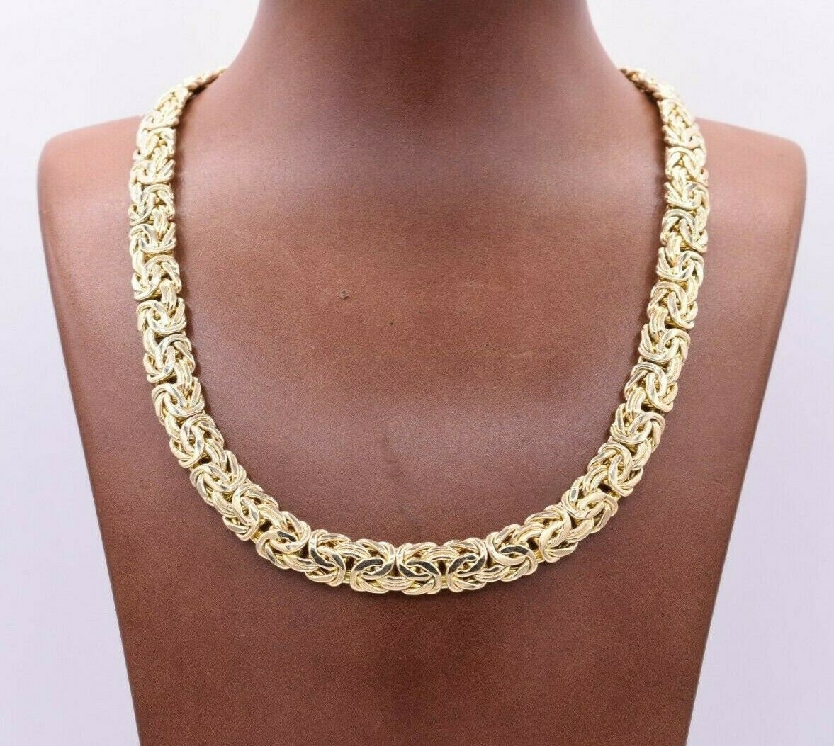 10mm Classic Byzantine Chain Necklace 