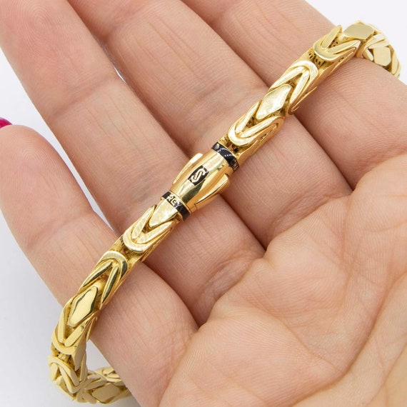 Monaco chain 10k bracelet deals
