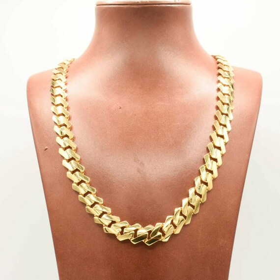 12mm Edge Miami Cuban Link Monaco Chain 