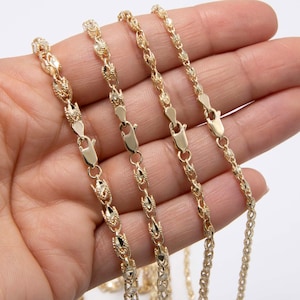 10K Solid Yellow Gold Turkish Rope Chain Real All Sizes - Etsy
