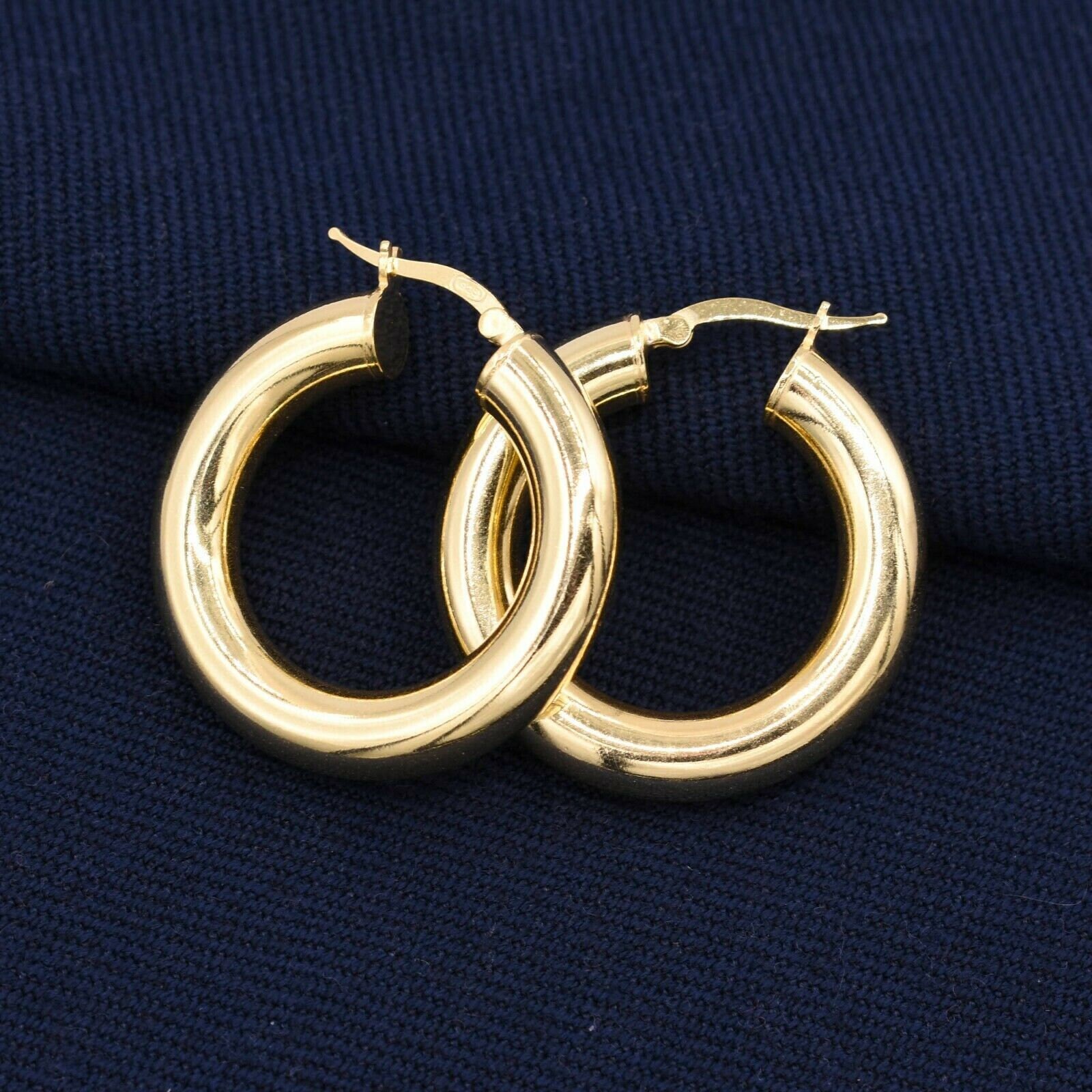 Orecchini A Cerchio In Oro 40 Mm, Metallo, Senza Pietra, Metallo, Senza Pietra : Philip Jones - Foto 14