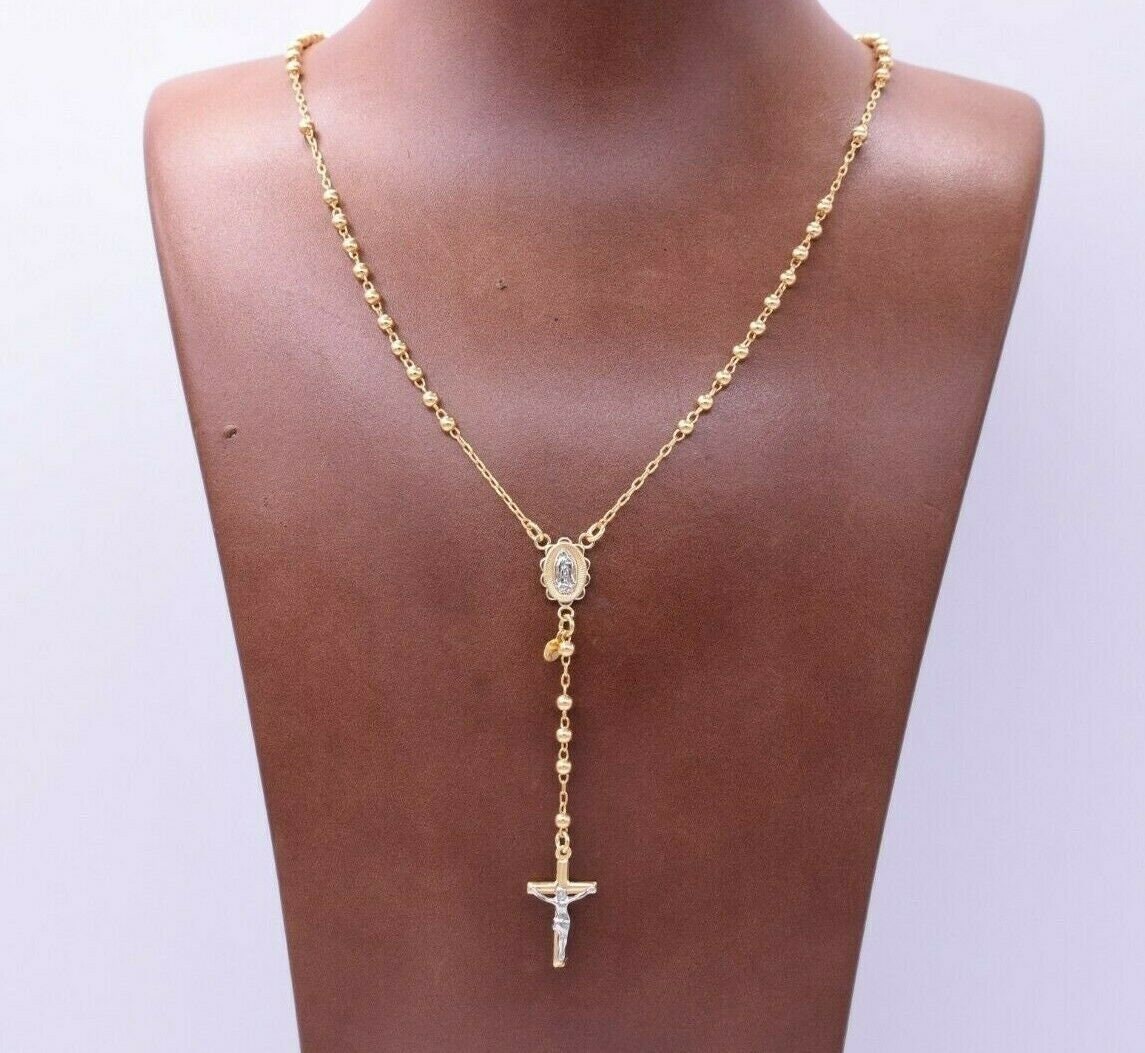 Gold Crucifix Rope Chains for sale Only 3 left at 65