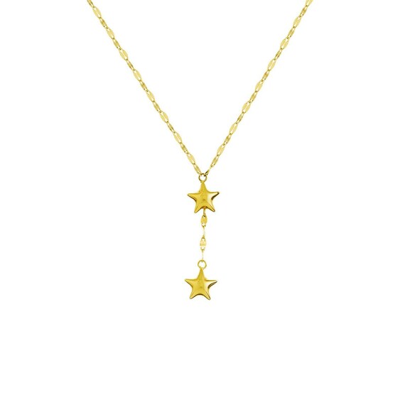 Puffed Double Dangle Star Adjustable 