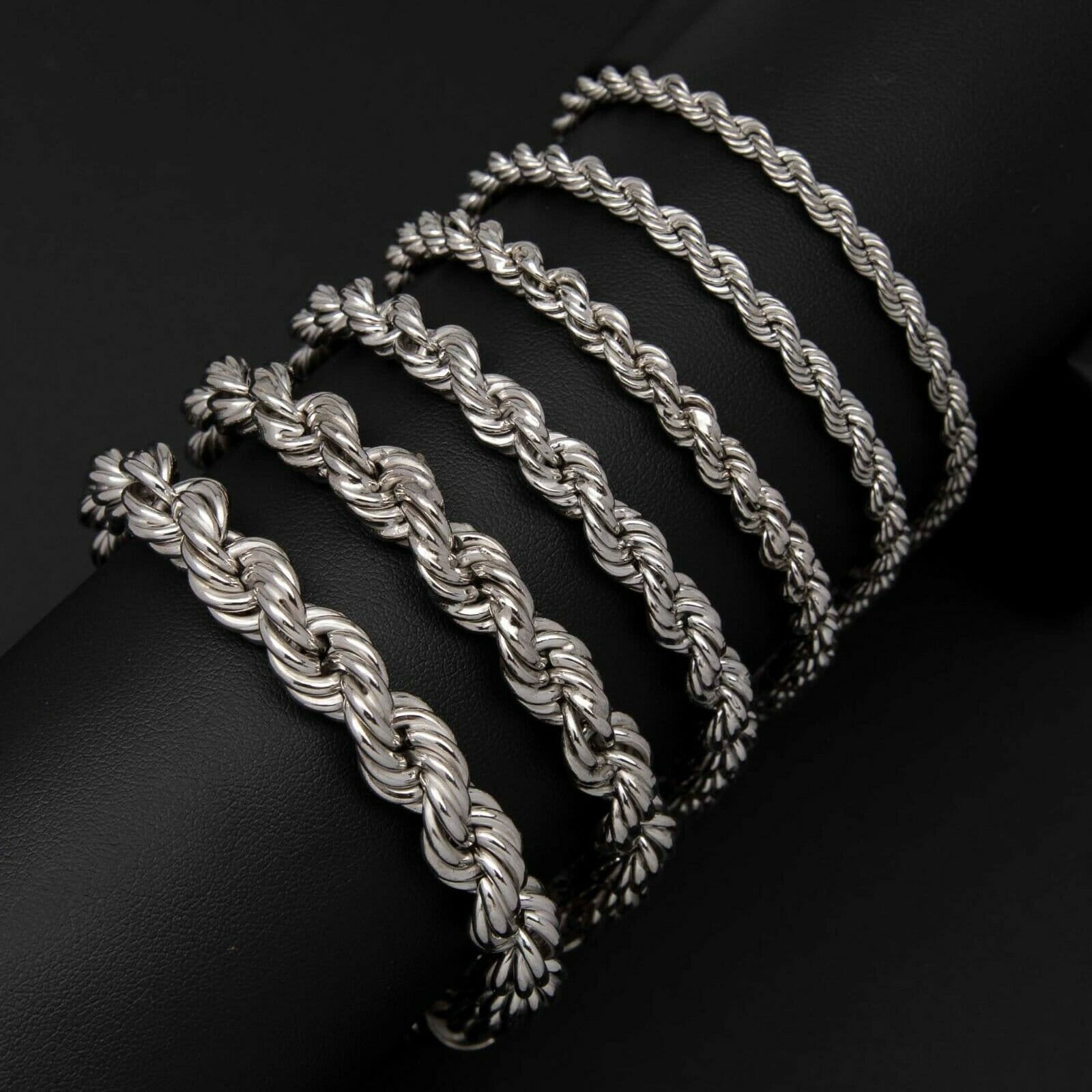 925 Italian Silver Twist Bracelet - Etsy