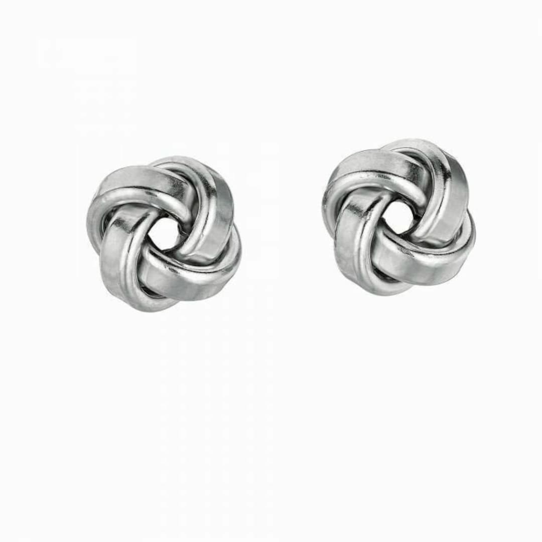 アクセサリーその他 Rope Knot Earrings Twist Knit Knot Ball Stud Earring for Women Small Hiphop