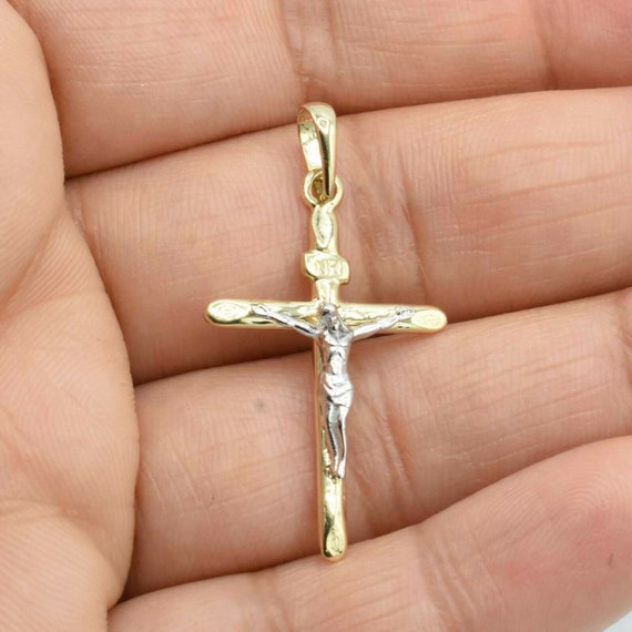 Shiny Jesus Cross Crucifix Pendant 