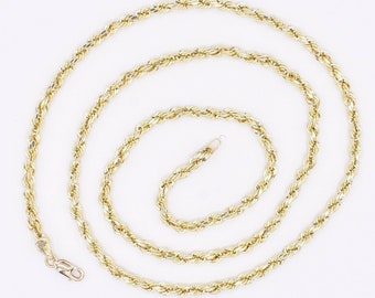 Collana Con Ciondolo A Catena Con Maglie In Corda Italiana Da - Foto 9