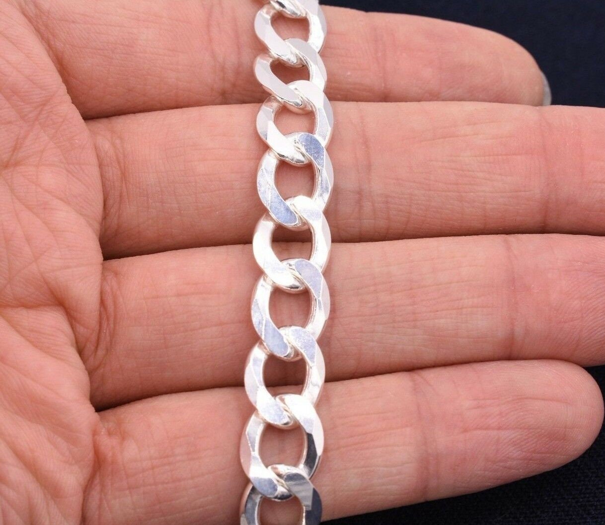 Bracciale Uomo Argento Massiccio - Foto 9