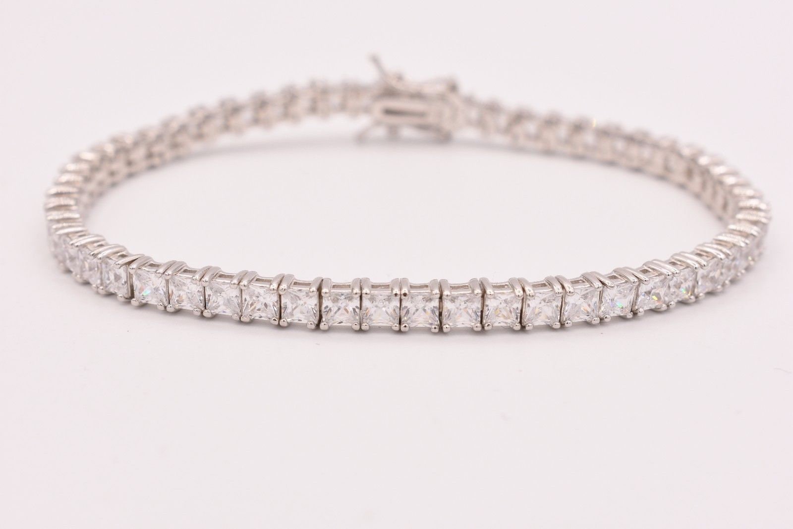 Diamonique tennis deals bracelet gold