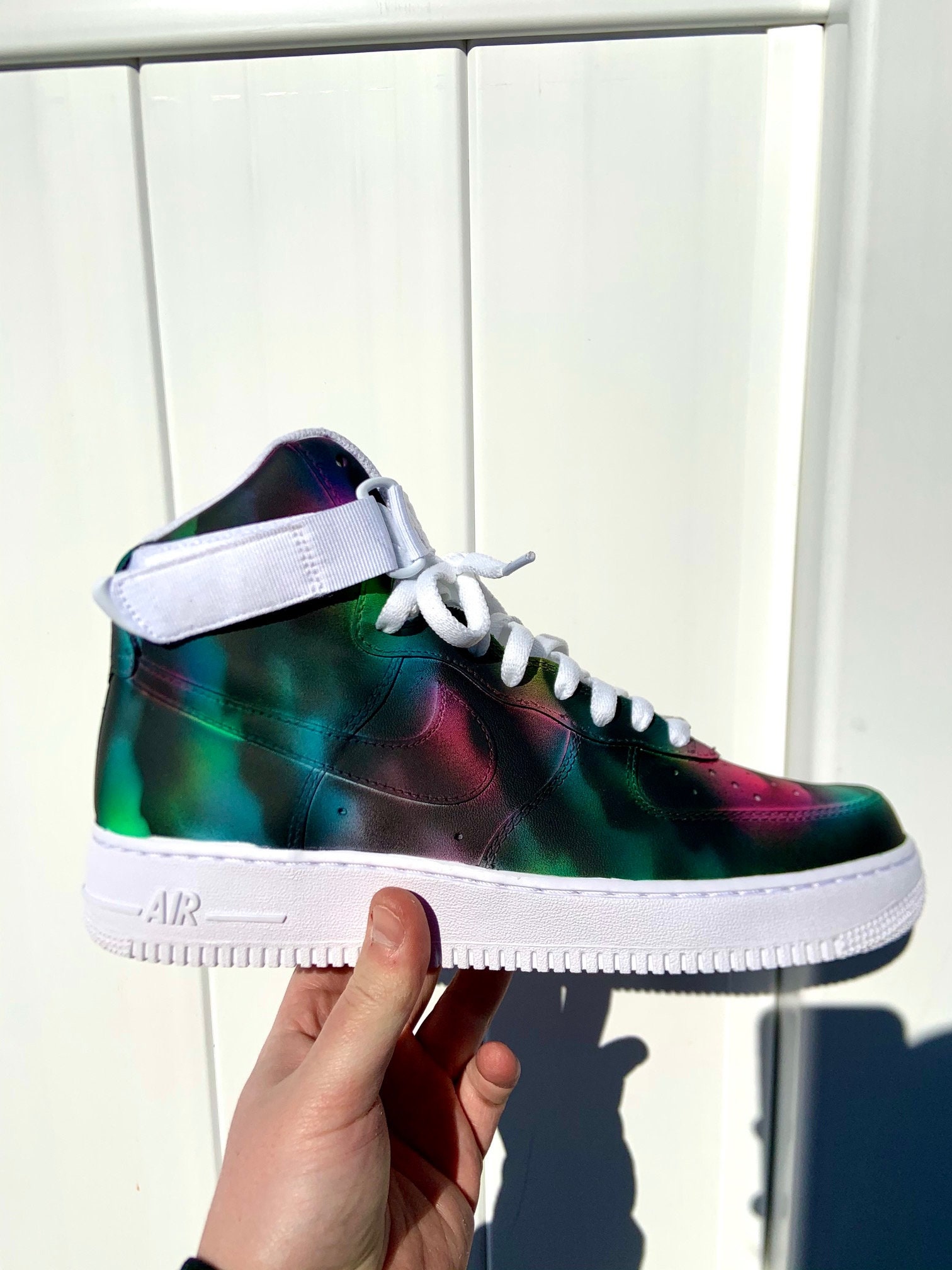 Custom Aurora Air Force 1 Etsy Ireland