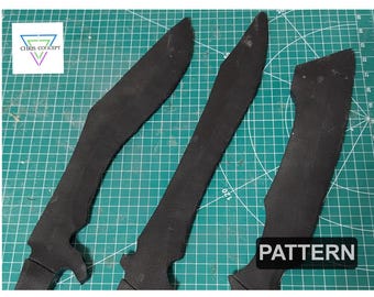 Small Swords & Machete [Template / Blueprint] PDF