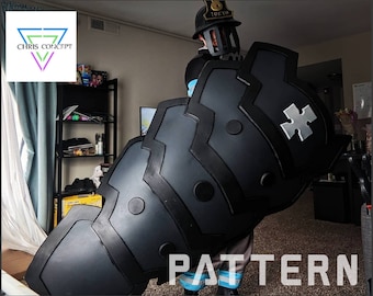 Captain Obi&#39;s Shield PDF Pattern Blueprint.