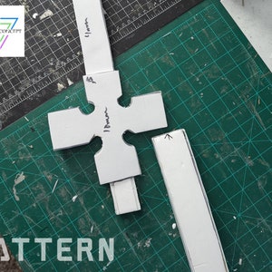 Arthur&#39;s Excalibur PDF Pattern Blueprint (Enen no Shouboutai)