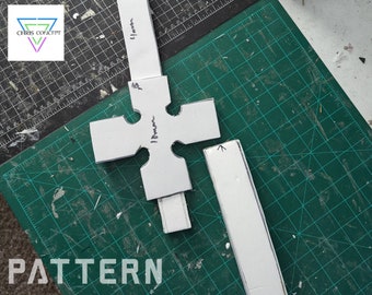 Arthur's Excalibur PDF Pattern Blueprint (Enen no Shouboutai)