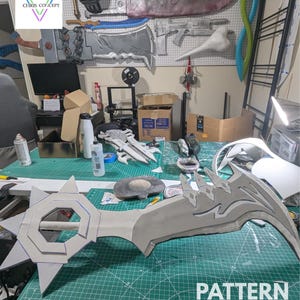 Classic Draven Sword- Cosplay PDF Pattern Blueprint