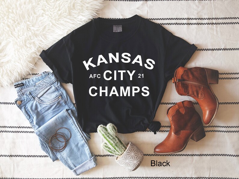 KC Pride T-Shirt to Wear on Game Day supporting KC Chiefs in the Big Game Kansas City Champs graphic unisex Comfort Colors tee for Chiefs