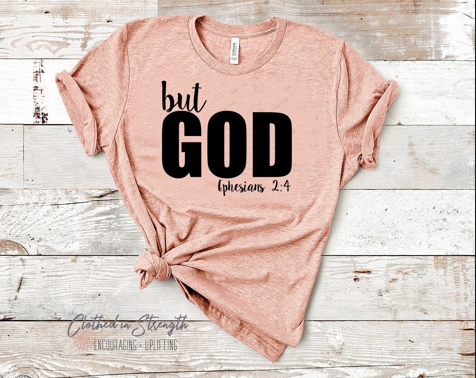 But God Ephesians 2:4 Christian Graphic Tshirt for Easter | Etsy