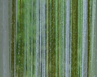 Room divider curtain, Window curtains, doorway curtain, window treatment, Wedding decor Curtain thread Lurex Curtain thread 118&quot; х 112&quot;