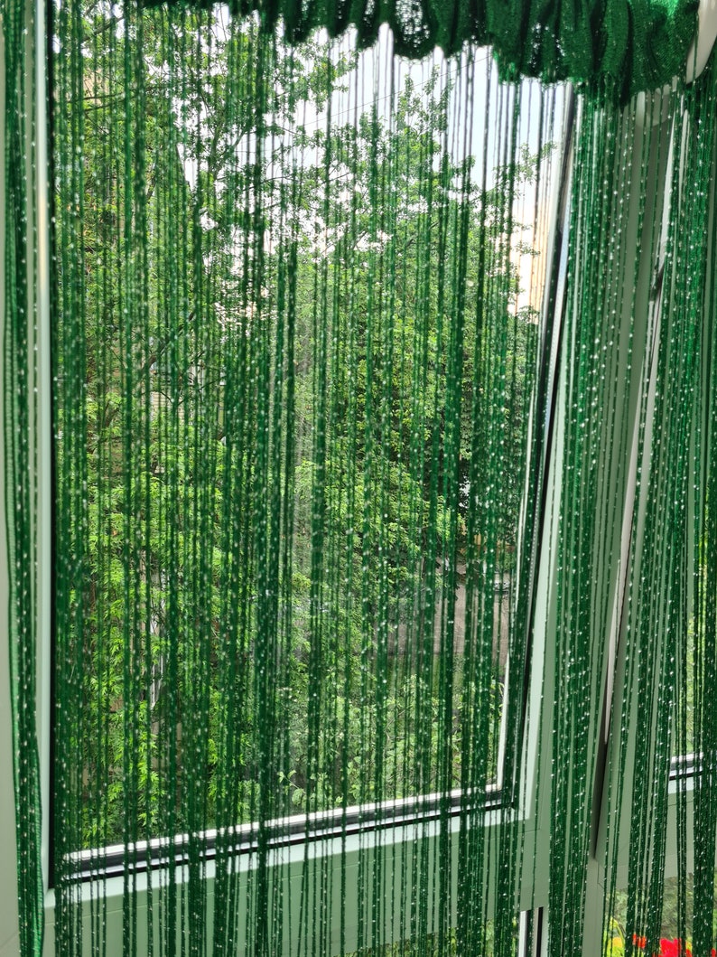 Doorway Curtain. Room Divider. Thread Curtain Lurex 3mx3m. Etsy