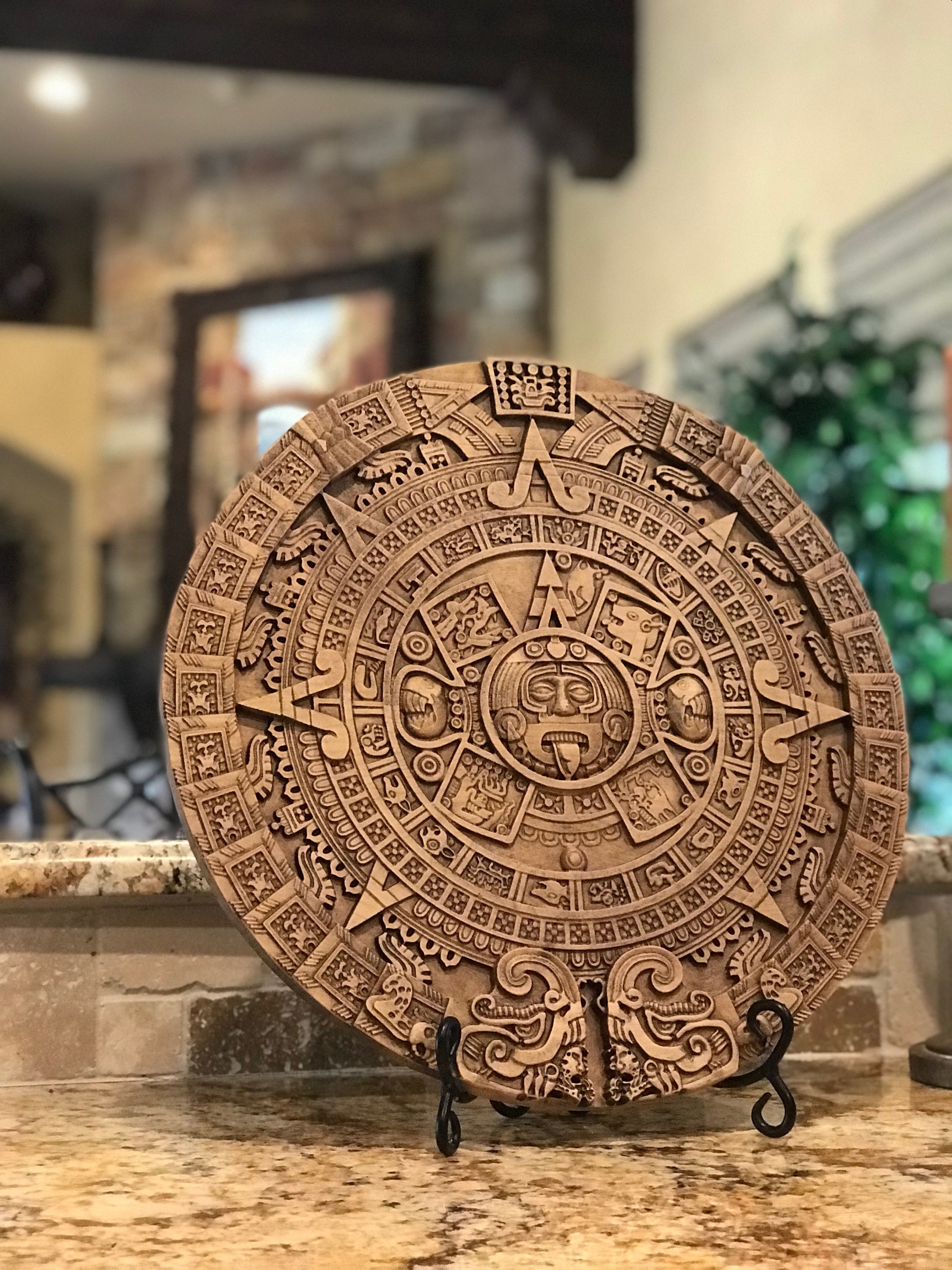 Mayan Calendar Mayan Art Aztec Calendar Custom Signs Etsy