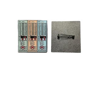 Old School NYC Bus Transfer Enamel Pin