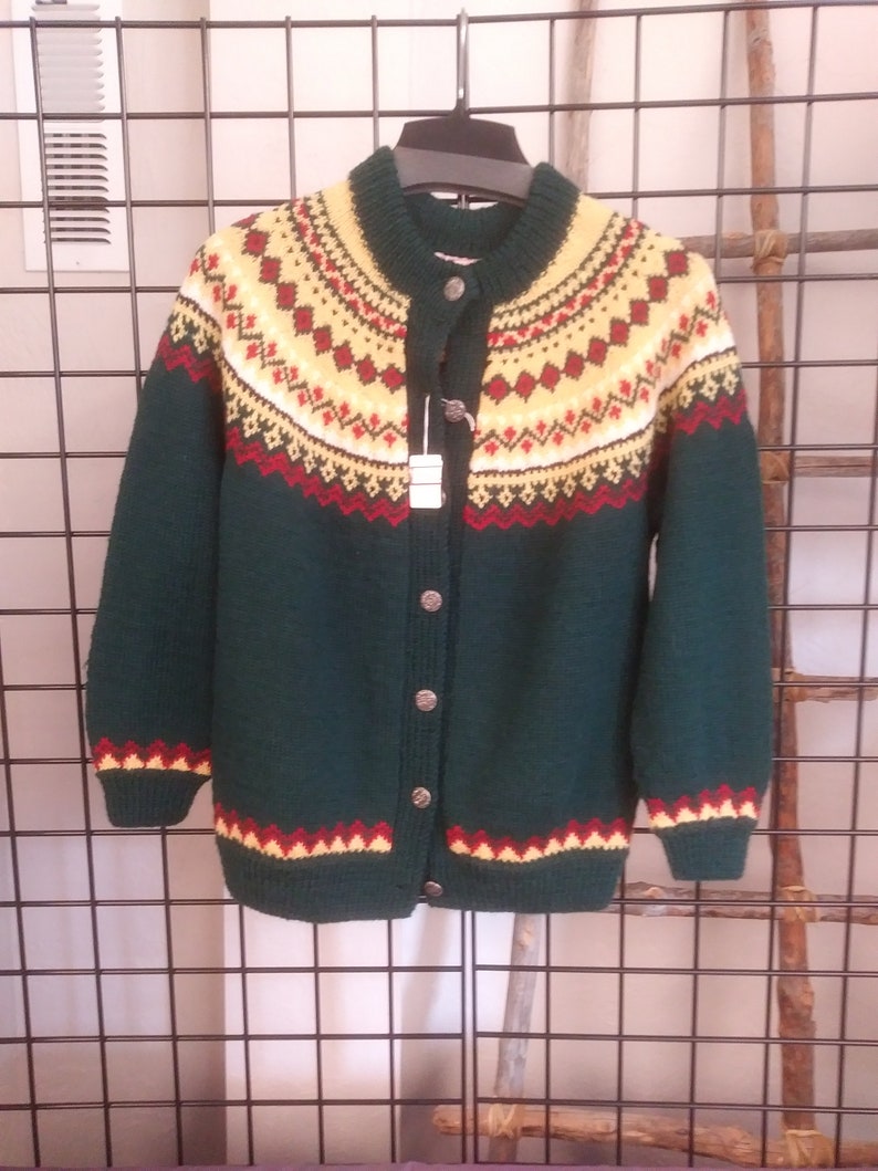 Traditional Norwegian sweater wool image 1