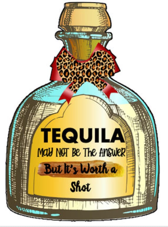Fun Design tequila May Not Be the Answer but It's - Etsy