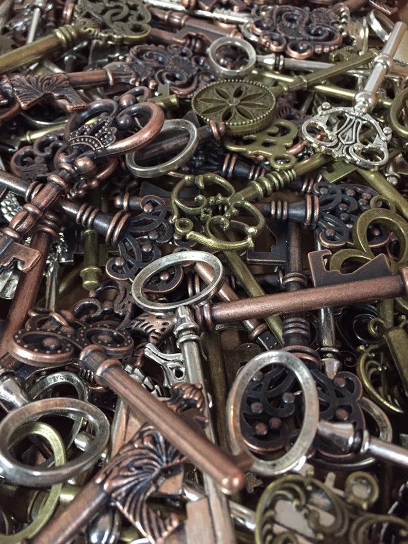 Key Mystery Box 15 Different Keys Etsy