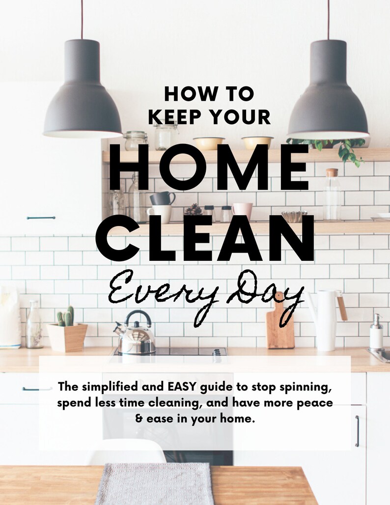 Ebook How to Keep Your Home Clean Every Day, Cleaning Schedule