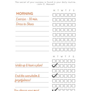 Flylady Editable Printable, Control Journal, Flylady, Cleaning Schedule ...