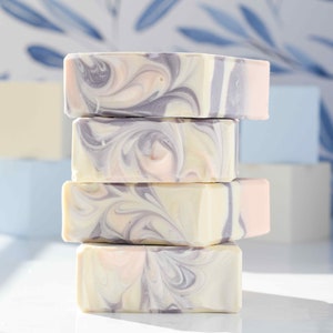 Berry Fields, Blackberry & Vanilla, Artisan Handcrafted Handmade Soap Bar, Gift, Eco Packaging, Summer, For Her, Birthday Friend Presents image 5